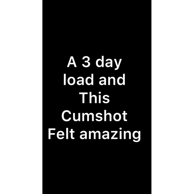 ✨✨I had a nice load built up  I edged a little but couldn&rsquo;t hold anymore  Here is the audio of the end