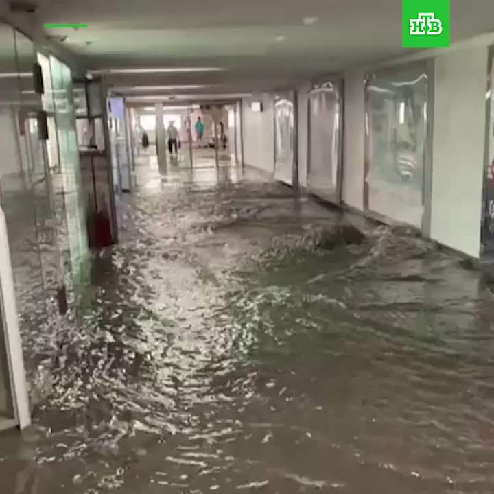 Вчерашний потоп в москве