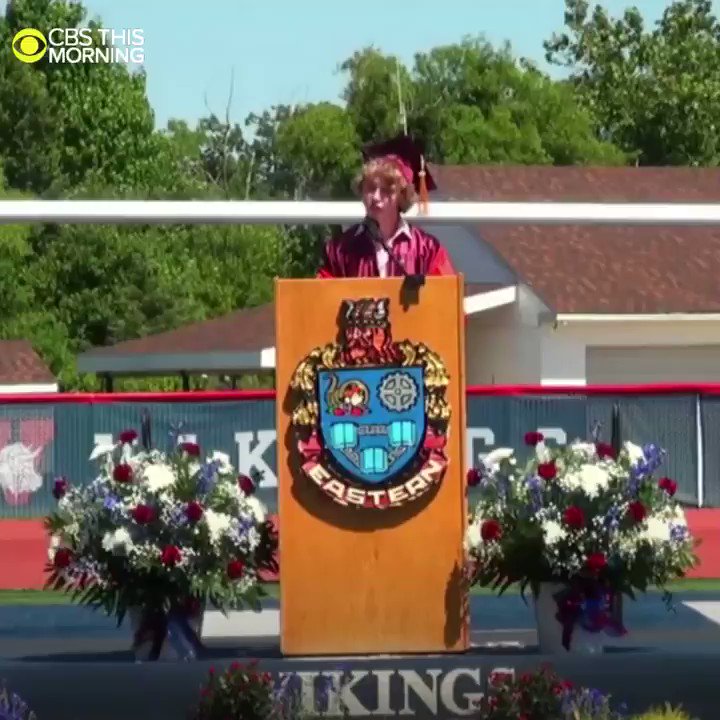 CBS Mornings on Twitter "A New Jersey high school valedictorian says