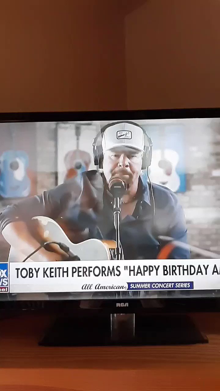 Happy birthday America song by Toby Keith. 