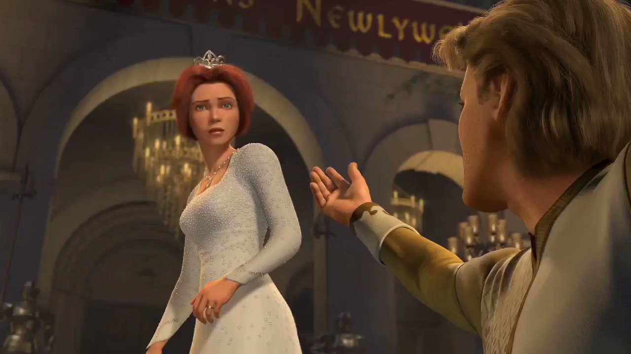 One of the best scenes of Shrek ever and pure cinema.
Happy Birthday Jennifer Saunders as well.
 