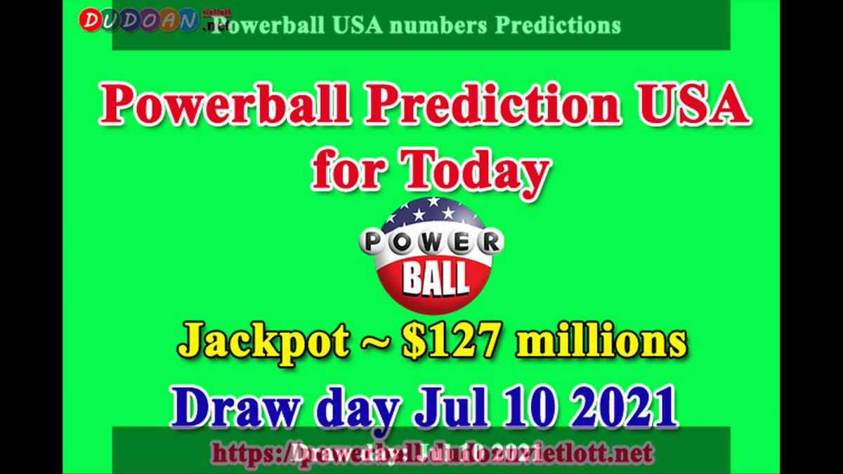 How to get Powerball USA numbers predictions on Saturday 10-07-2021? Jackpot ~ $127 millions -> https://t.co/Kn8kcUhUGf https://t.co/fk0ZCv2pOb
