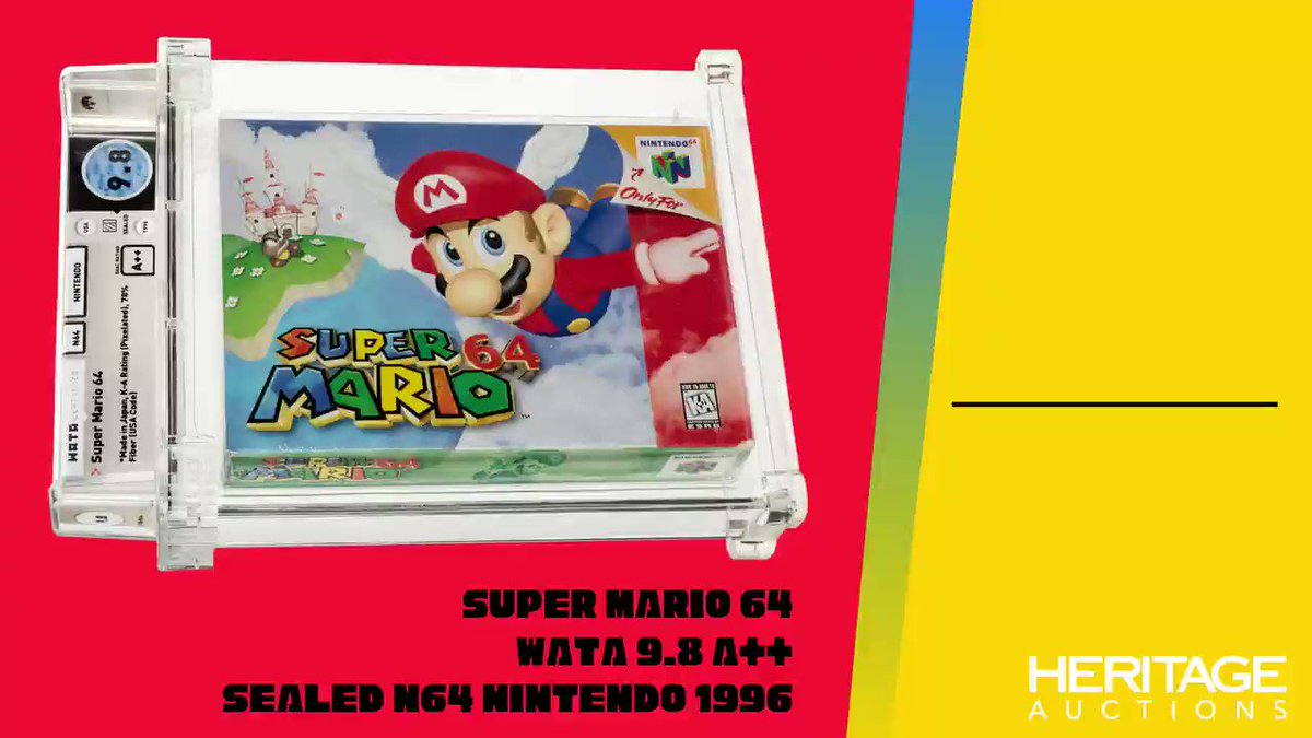 @HeritageAuction's photo on Super Mario 64