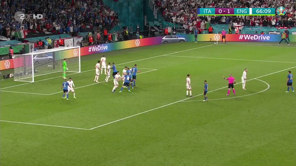 Italien mit dem Ausgleich! Italien 🇮🇹 1 vs. England ...