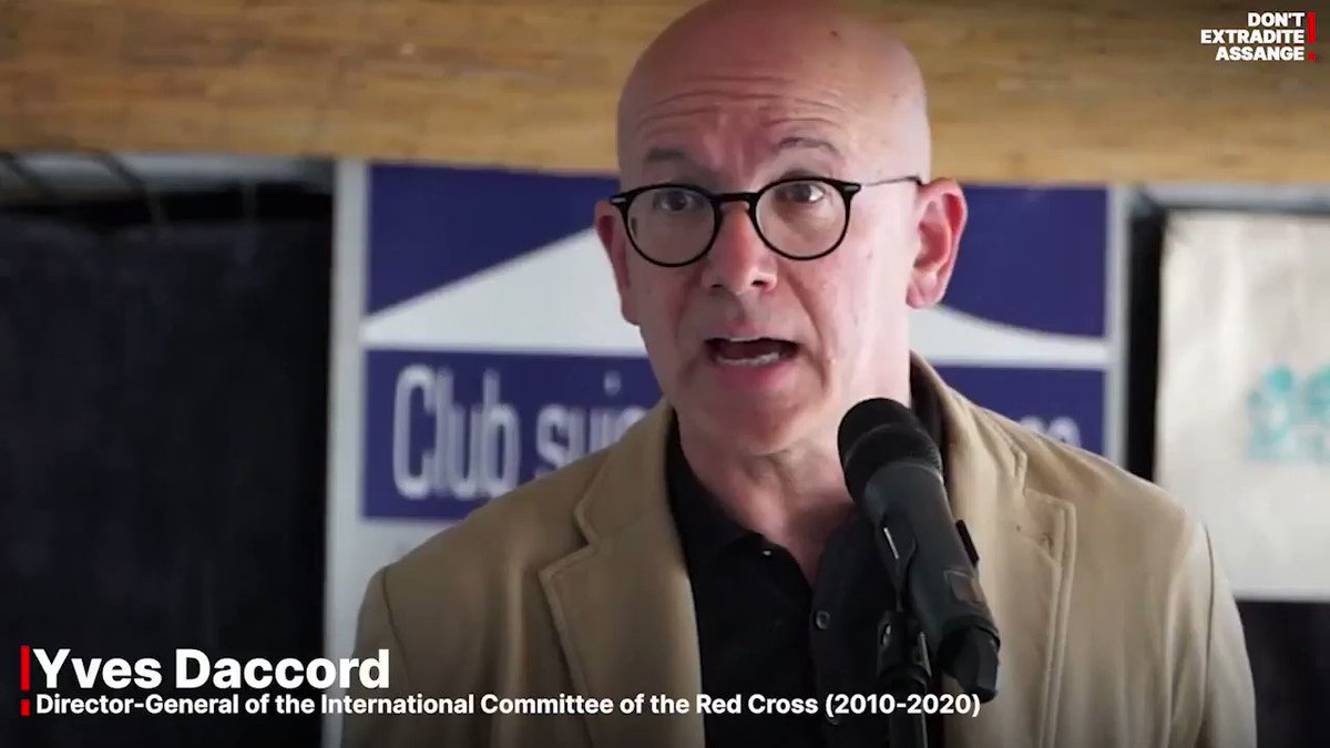 "We are here to tackle the inhuman treatment of Julian Assange, and also because it goes beyond Julian Assange."
Listen to @DaccordYves during Geneva call to #FreeAssange here https://t.co/GLI9xbfbVL
#DropTheCharges #genevasummit2021 https://t.co/FL50dyMNuY