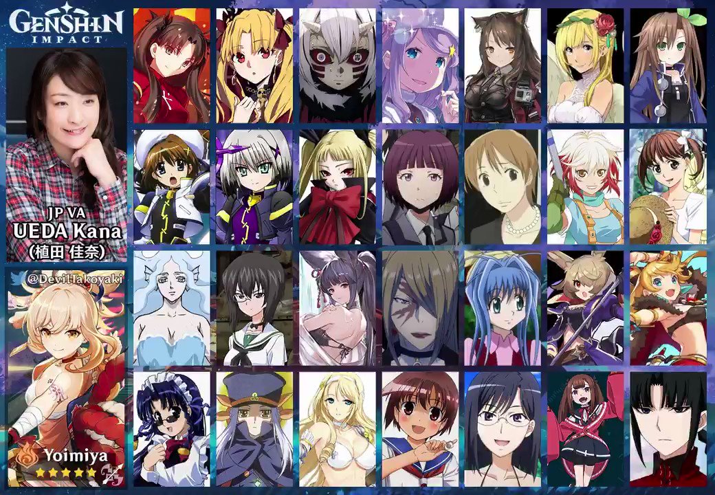 Yuuki-Oniisama - ❗️ Genshin: Yoimiya Seiyuu Fan Cast ▫