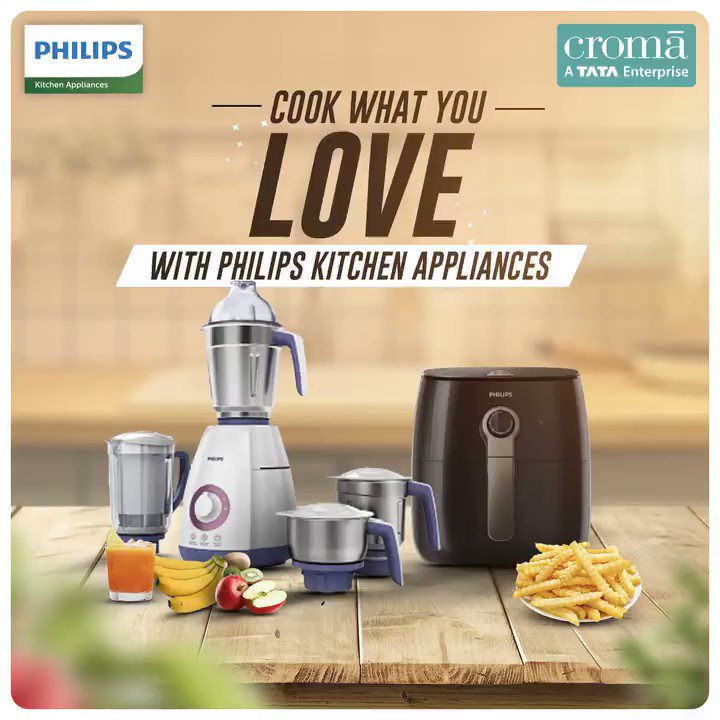 Croma on X: Functionality meets finesse as we bring you an exclusive range  of kitchen appliances from Philips. Add precision and style to your kitchen  now:  #Croma #Philips #KitchenAppliances  #BrighterEveryday