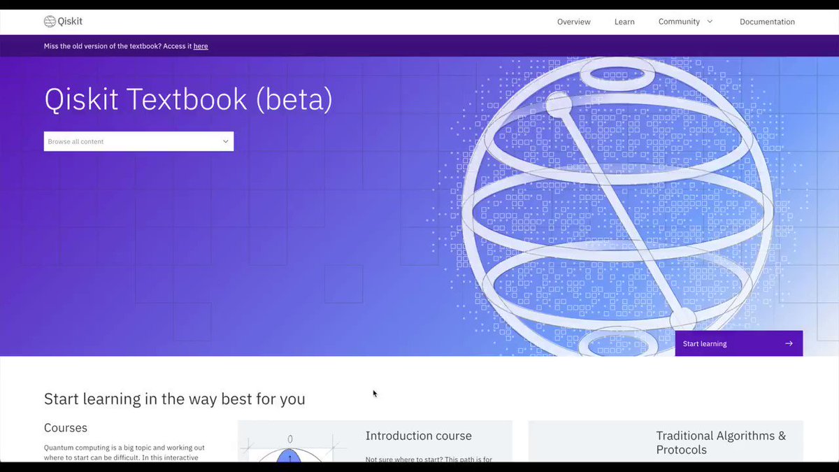 Qiskit on Twitter "Meet the new Qiskit Textbook the most interactive