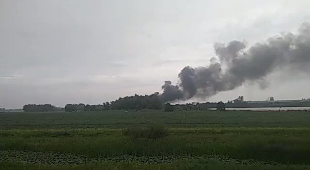 Melding grote brand Looveer Huissen