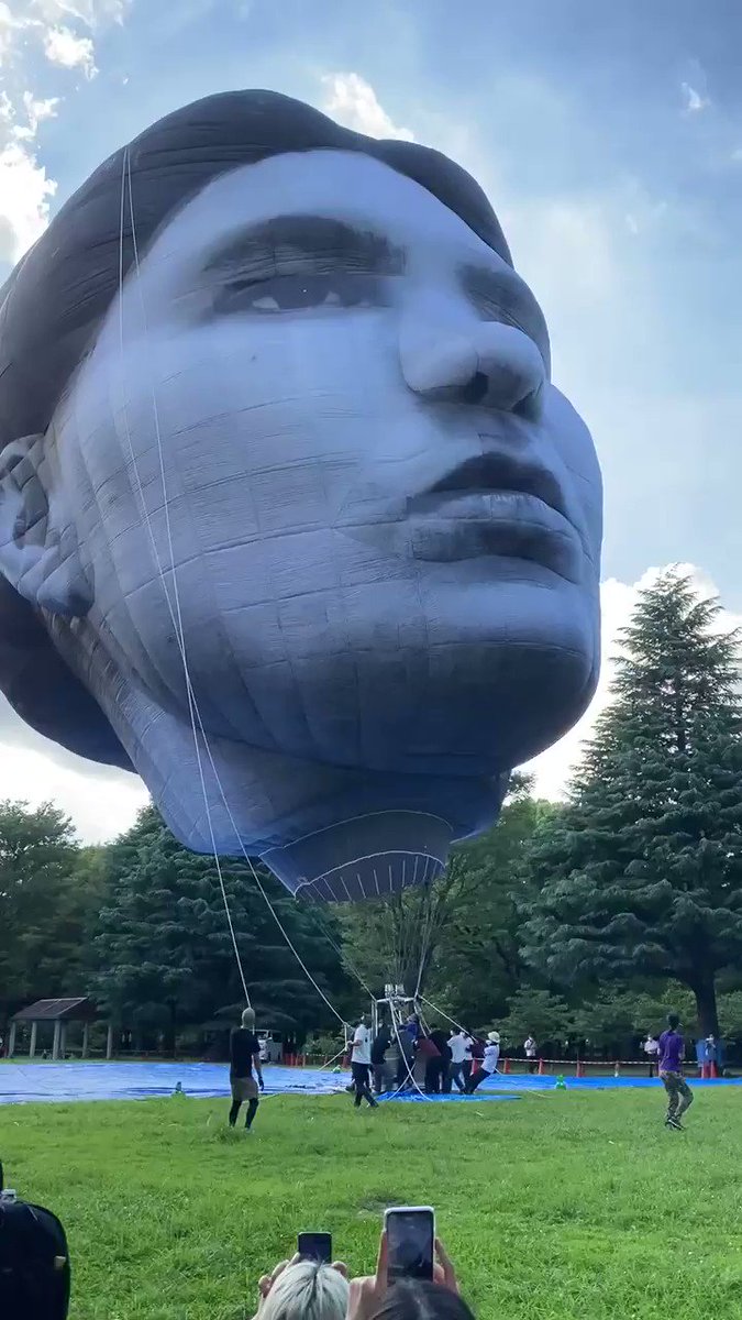 東京の空 首吊り気球は誰の顔でいつどこで見られる 伊藤潤二の作品似と話題 画像