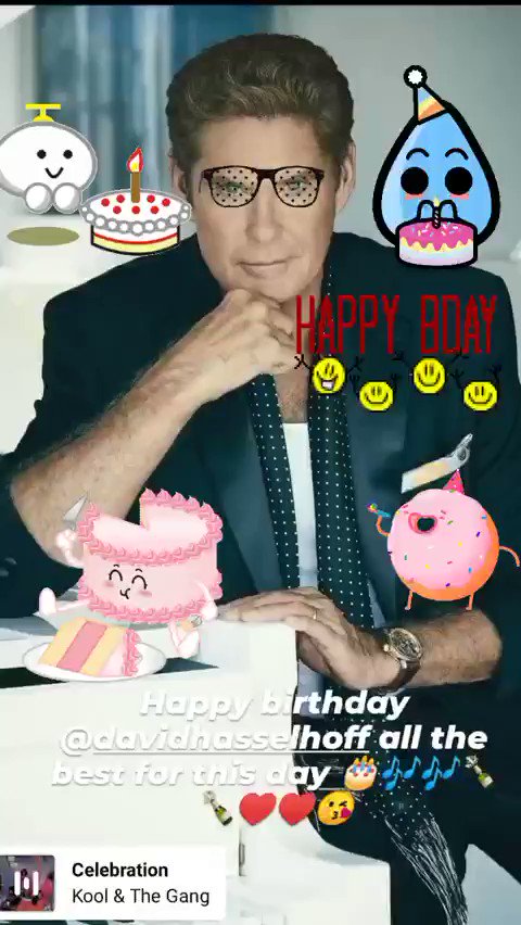  Happy birthday David hasselhoff all the best for this day       