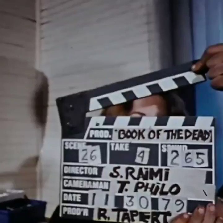 Happy birthday to Sam Raimi
Director of the Evil Dead films

 
