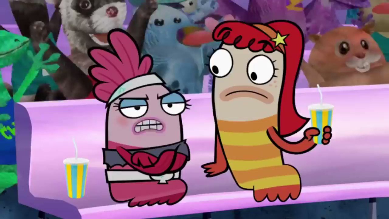 The Voice Artist's Spotlight on X: Shellsea TV Show: Fish Hooks Year:  2010-2014 Lots of interesting names in the voice cast for Fish Hooks;  including Kari Wahlgreen, there were Kyle Massey, @JustinRoiland, @