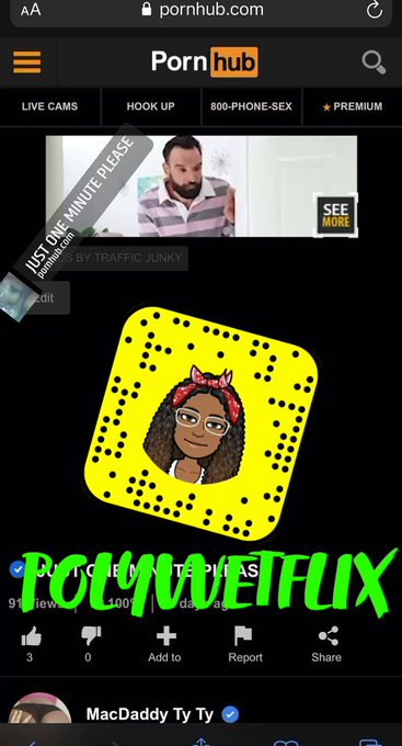 POLYWETFLIX&hellip;. JUST ONE MIN!!! https://t.co/BOxqLsSW4s Like for MORE!! https://t.co/FjsIQQoZxm<a href="/tag/polywetflix"class="tags"><span>#polywetflix</span></a>