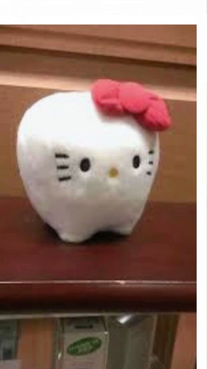 ハローキティ 歯の形のぬいぐるみ