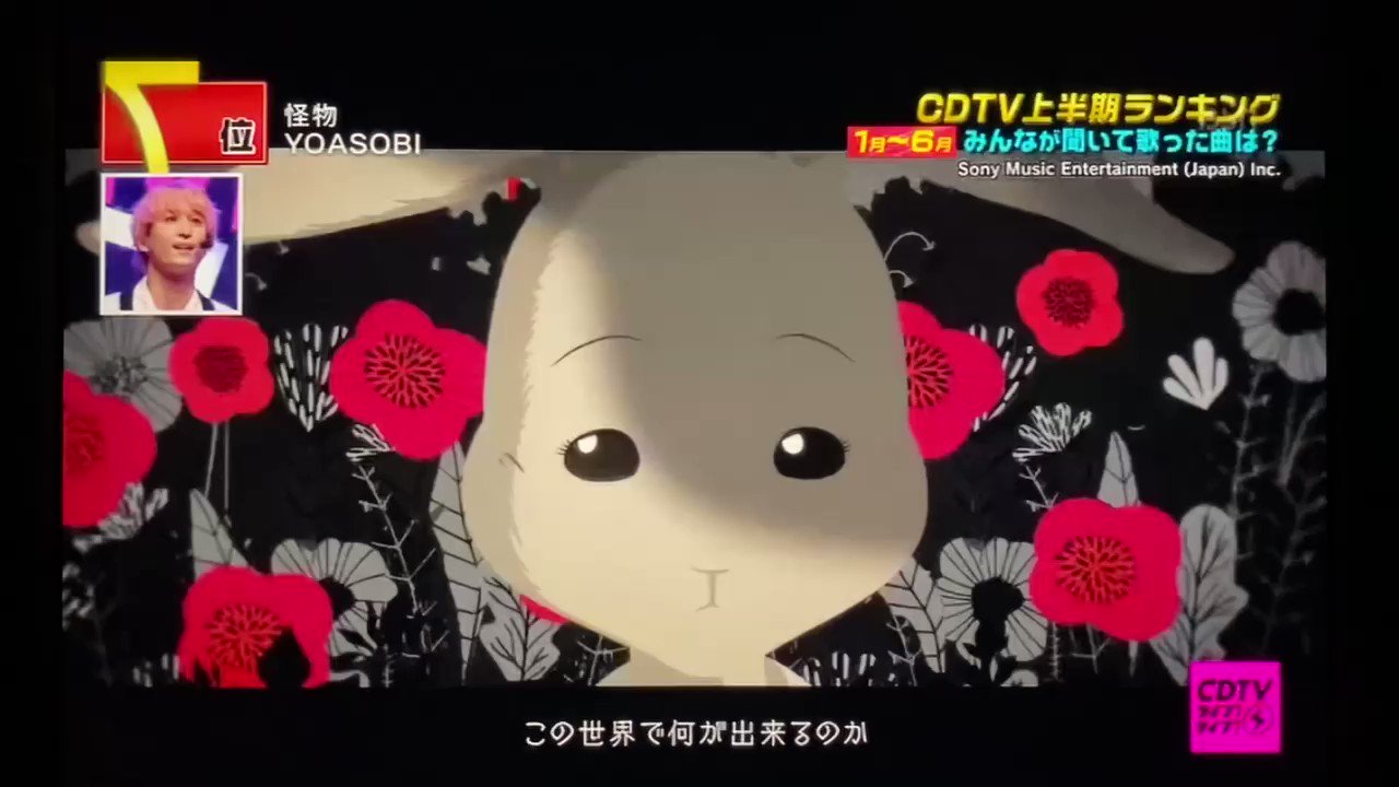 Yoasobi 怪物 Mvが上半期のyoutube再生回数ランキングで1位 ありがとうございます 英語版 はて T Co 0svpnfiqcp Yoasobiannx Twitter