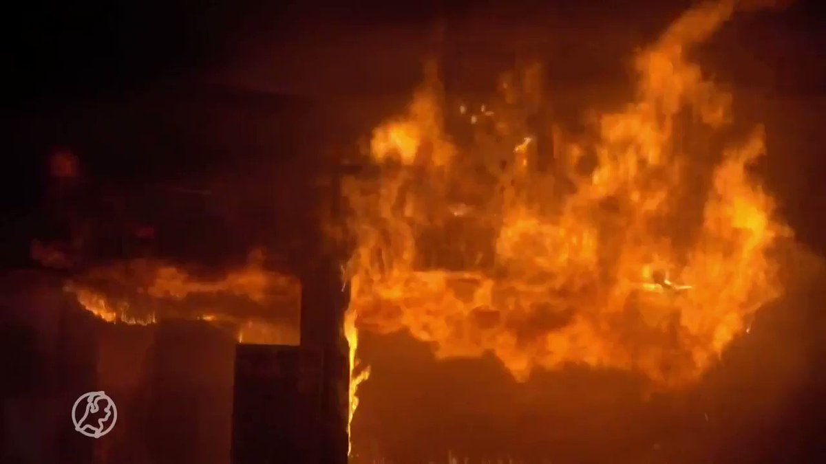 Melding grote brand Die Bergen