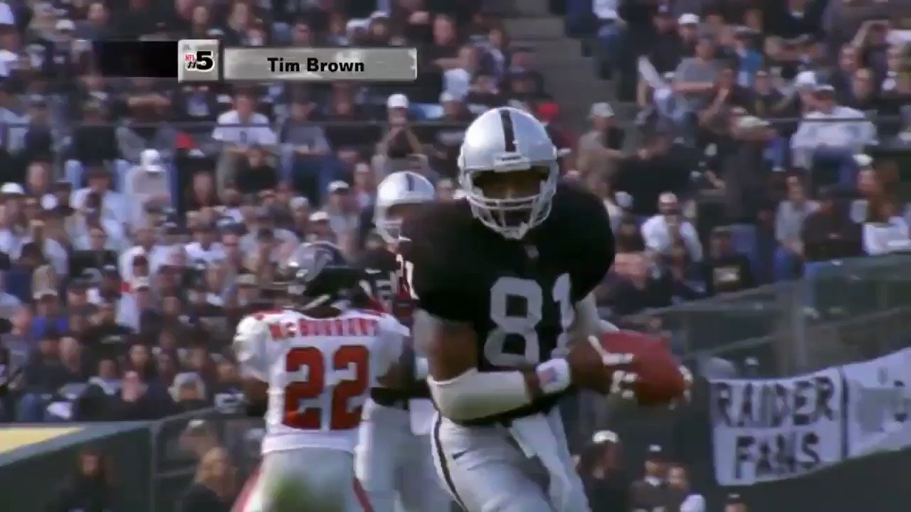 Happy Birthday to Hall of Fame Raiders WR Tim Brown  