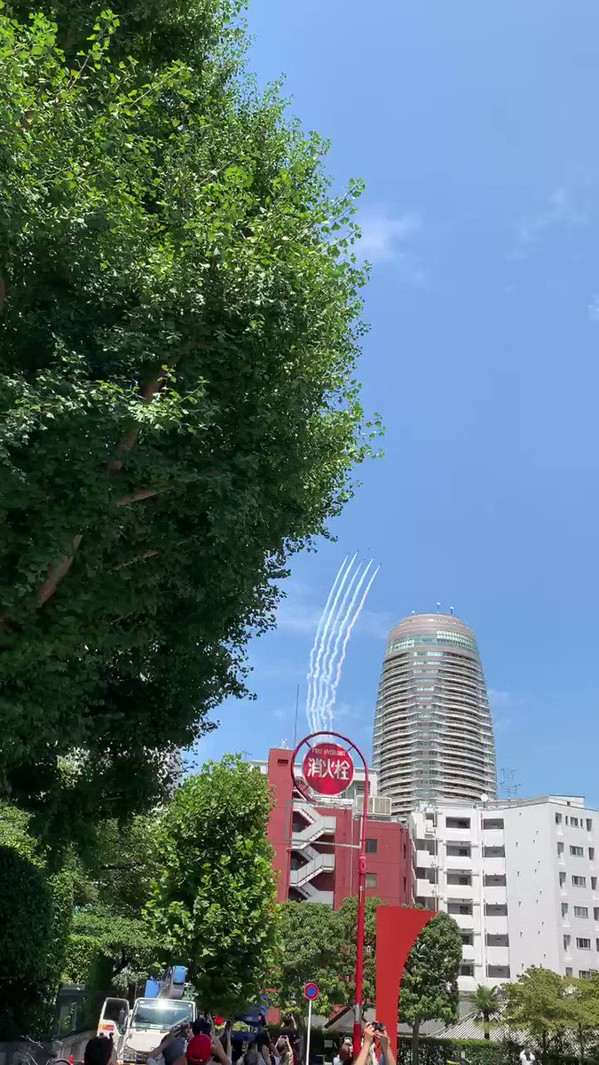 ブルーインパルス 東京タワーを同時に収めた 海外大使が撮影 五輪へ贈り物だ The Answer