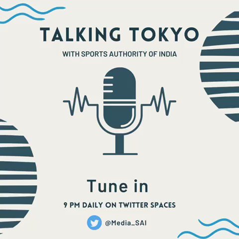The much-awaited #Tokyo2020 has begun. Join us at 9 pm IST on #TalkingTokyo where we discuss #IndiaAtTokyo2020
Engage with experts, former Olympians, celebrities, coaches, and fans in casual, candid conversations only on Twitter Spaces via https://t.co/fFc7Y5AWwM
#Cheer4India https://t.co/QCkrBqIbxY