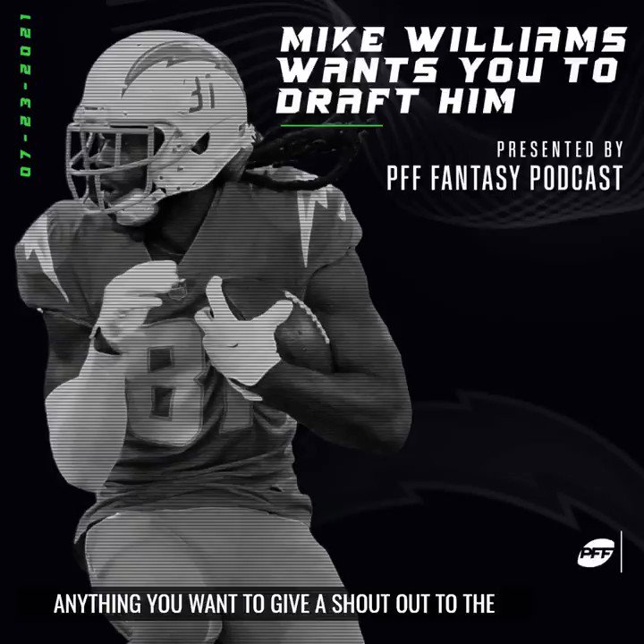 Mike Williams wants you to draft him on your fantasy football team 😅
@darealmike_dub won't let you down https://t.co/HqneBZvJxh