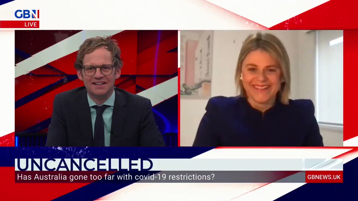 'Can you believe the nonsense down here?!'
Sophie Elsworth, from The Australian, tells Mark Dolan parts of Australia are now in their fifth lockdown.
Watch GB News on Sky 515. https://t.co/YLcnQGH57o