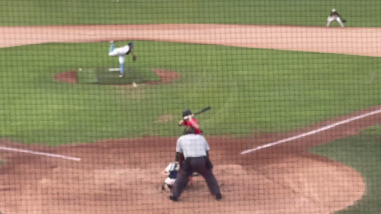 Dynamic Baseball on Twitter "2024 Austin Hofmann sends one up the middle for