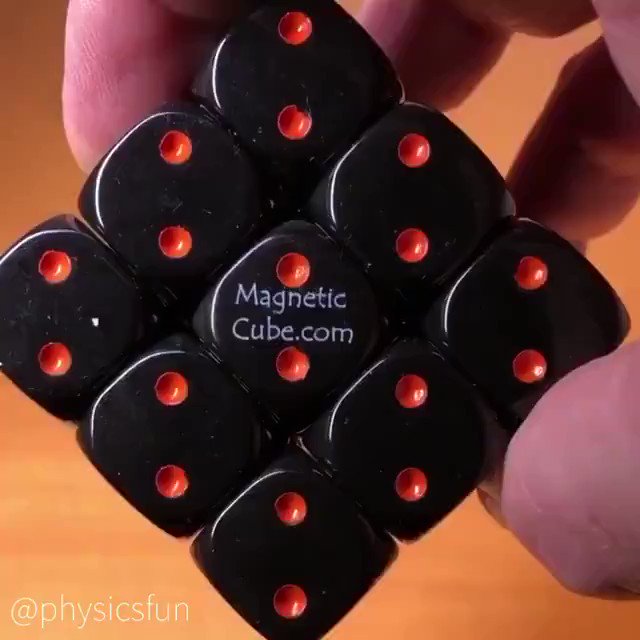 Massimo on Twitter: "The Magnetic Cube by Owen Lillywhite of https://t.co/Ze1OKRixBM is a Rubik's Cube puzzle made from 27 and 108 neodymium magnets. This cube includes the scrambled states &amp; solutions