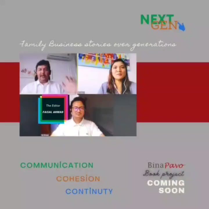 Coming soon. THIS YEAR ! Stay tuned and stay connected with BinaPavo.
#FamilyBusiness #BinaPavo
#Communication #Cohesion #Continuity #NextGen #DrLei #Lead #Empower #Innovate #FamilyConstitution #VentureCreation #Decision #Making #Stewardship #Leadership #Investments #Philanthropy https://t.co/XvFiNtlOpe