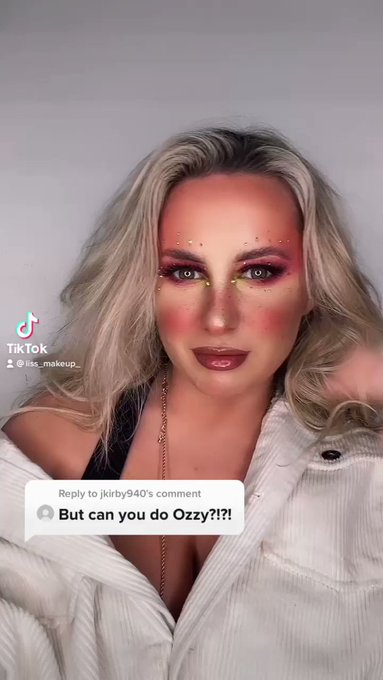 Maybe I should transform myself into ozzy again? 👀🤷🏼‍♀️ #shapeshifter #transformation #makeup #illusion