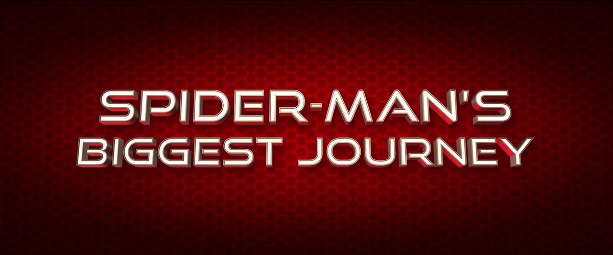 RT @spideysnews: Spider-Man’s biggest journey is yet to come. 

#SpiderManNoWayHome 

 https://t.co/KIhNWBypz0