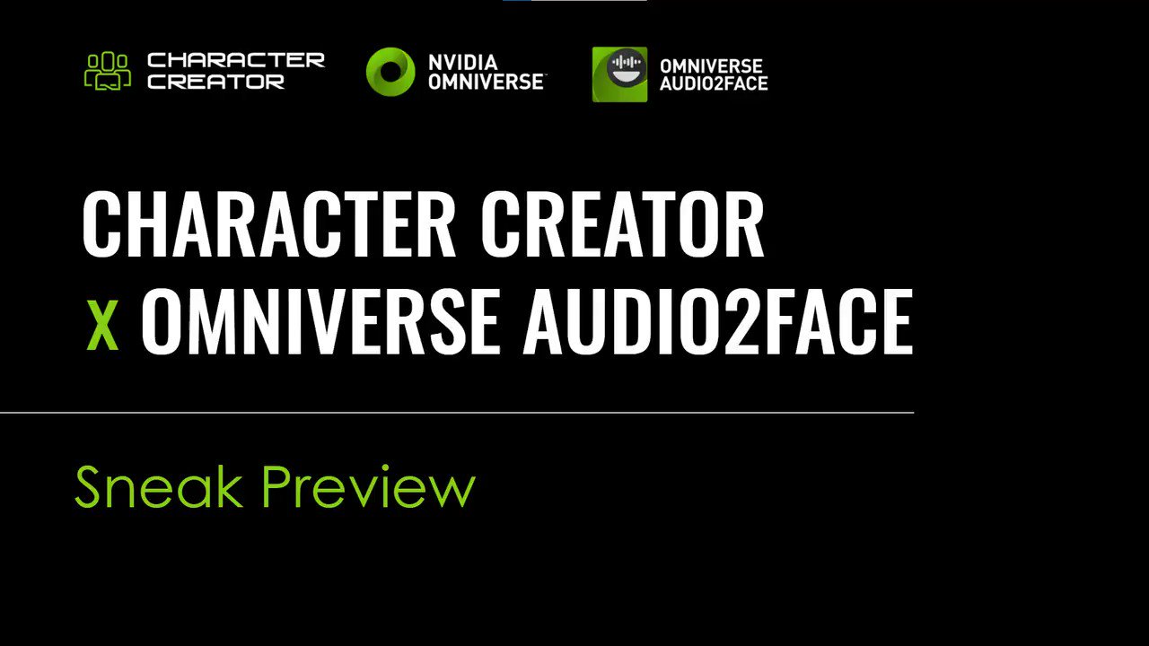 Omniverse Audio2Face AI Powered Application