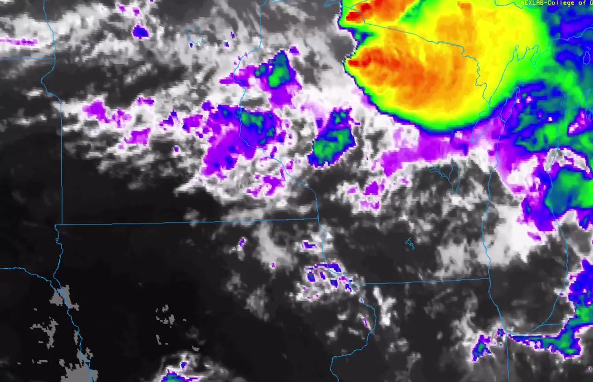 IR Satellite Time Lapse of explosive storm development across northern Wisconsin and Eastern Minnesota this evening. #wiwx #mnwx https://t.co/Bn7zacw0N4