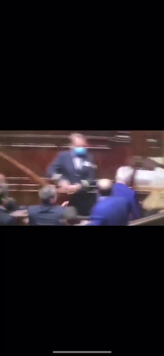 Chaos In Italian Parliament As MPs Protest Mandatory Covid ‘Green Pass’ RC6GdCPFIk2e5yRe