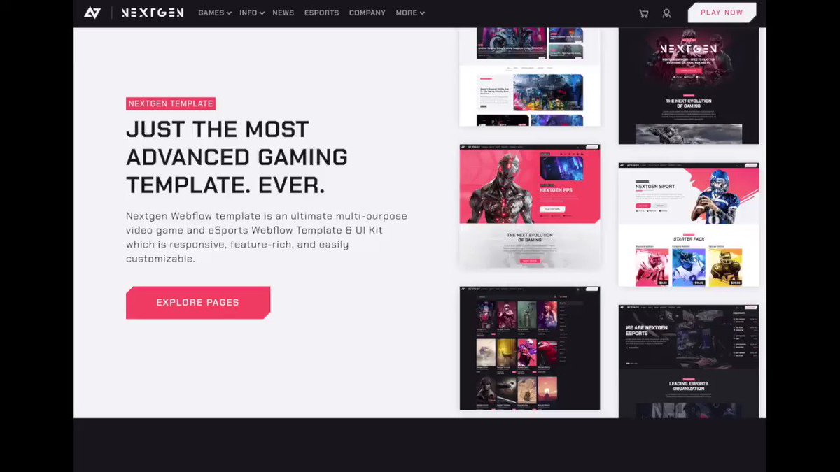 Nextgen - Game HTML5 Responsive Website Template