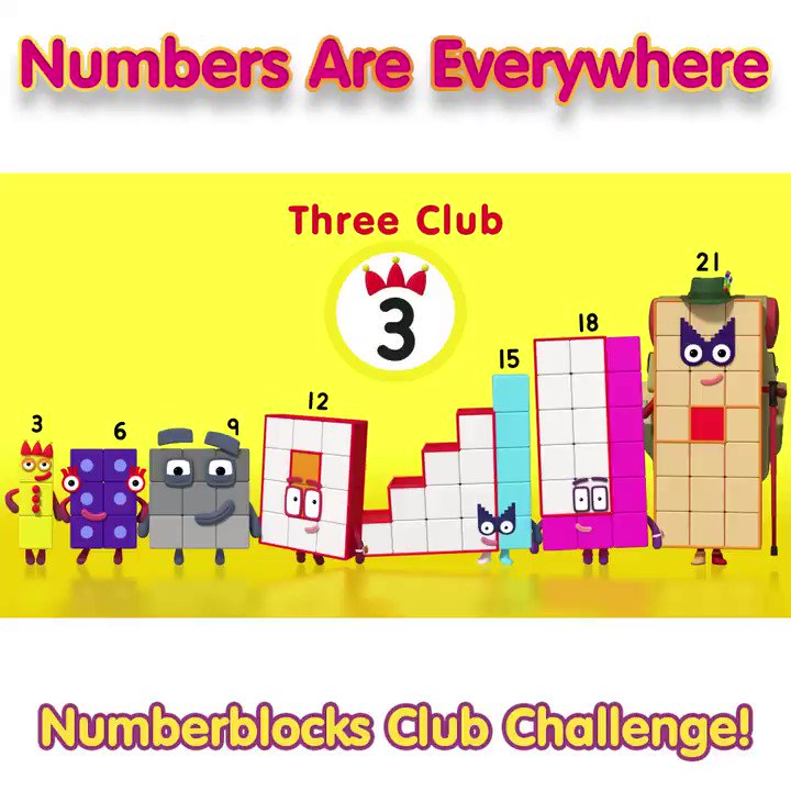 Numberblocks On Twitter Numbers Are Everywhere Numberblocks Club