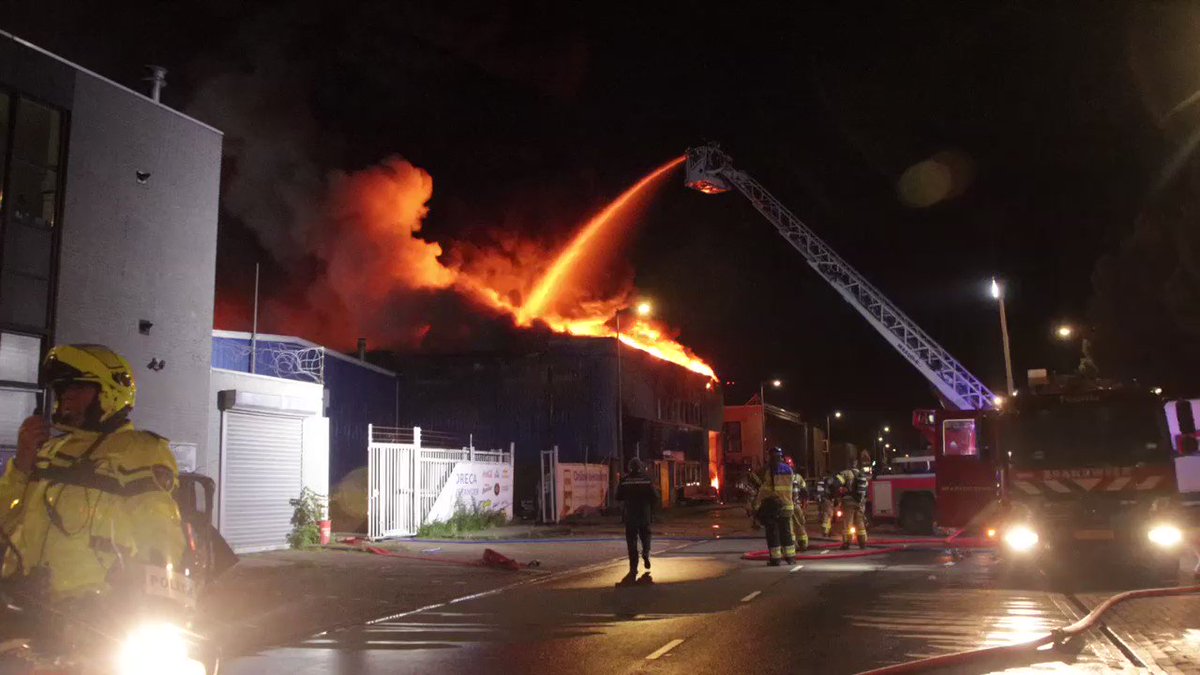 Melding brandweer Turbinestraat Amsterdam