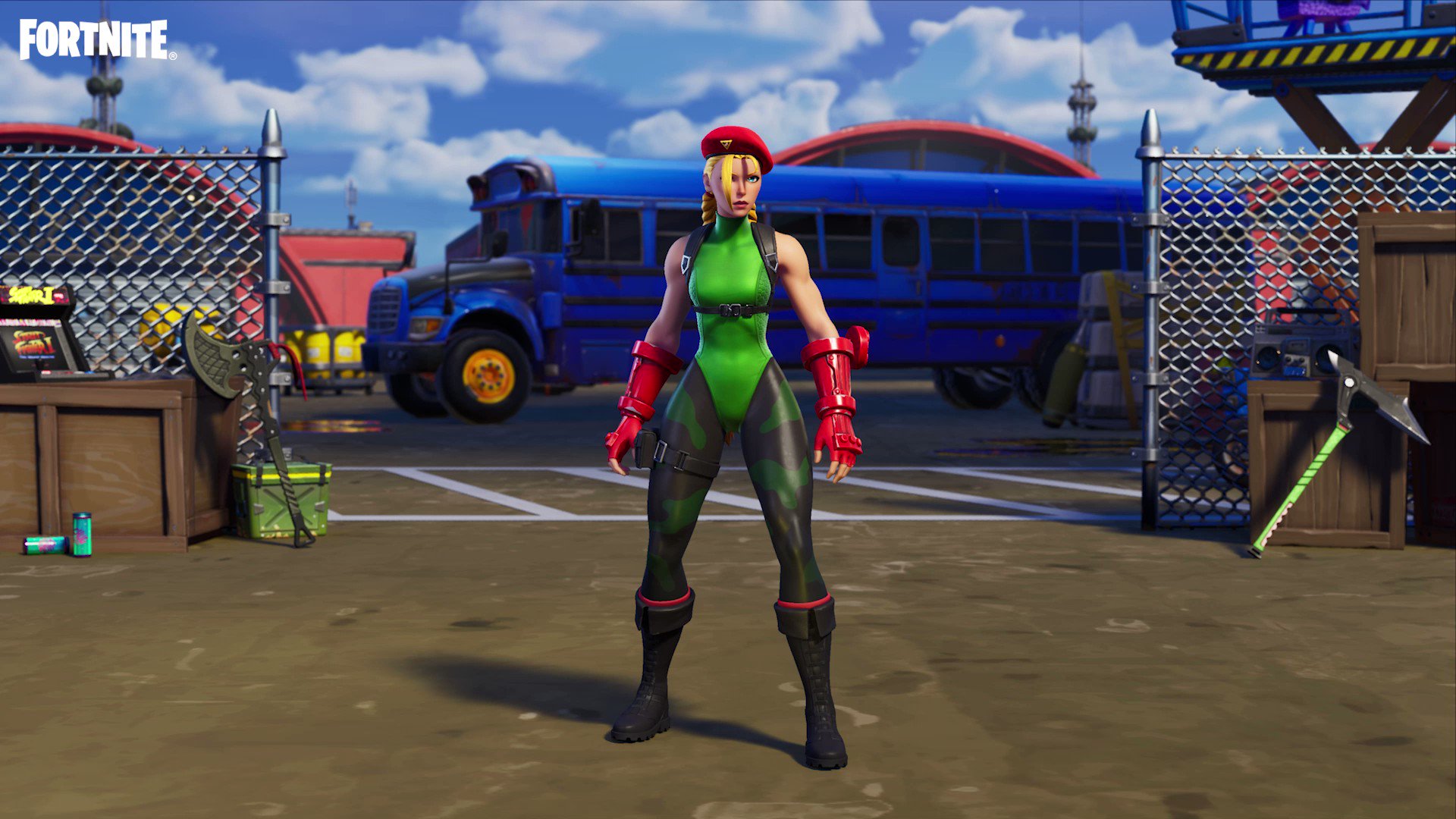 Fortnite - No need for talk. Let's do this! Legendary Street Fighter challengers Guile and Cammy have returned to the Item Shop.
