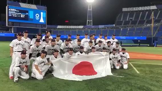 東京オリンピック2020「侍ジャパン」記念撮影!おめでとうございます!!