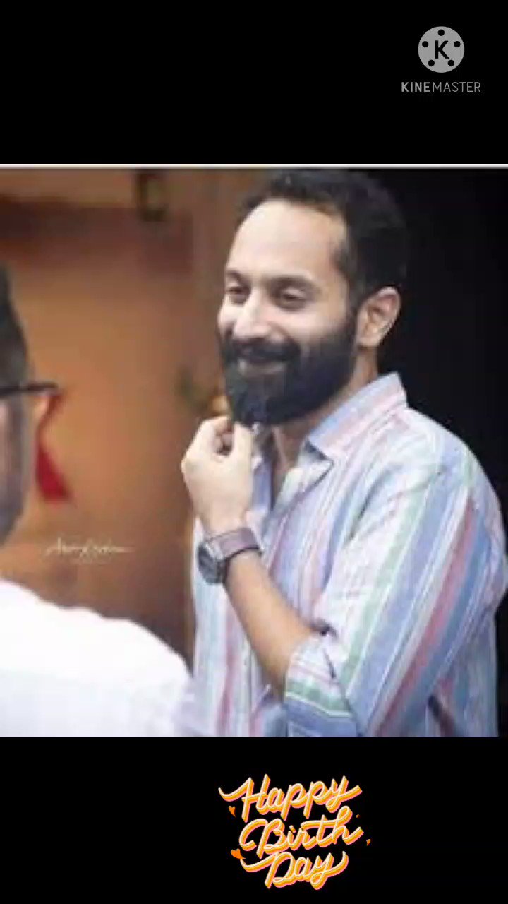 Happy birthday Fahadh Faasil(Fa Fa) 