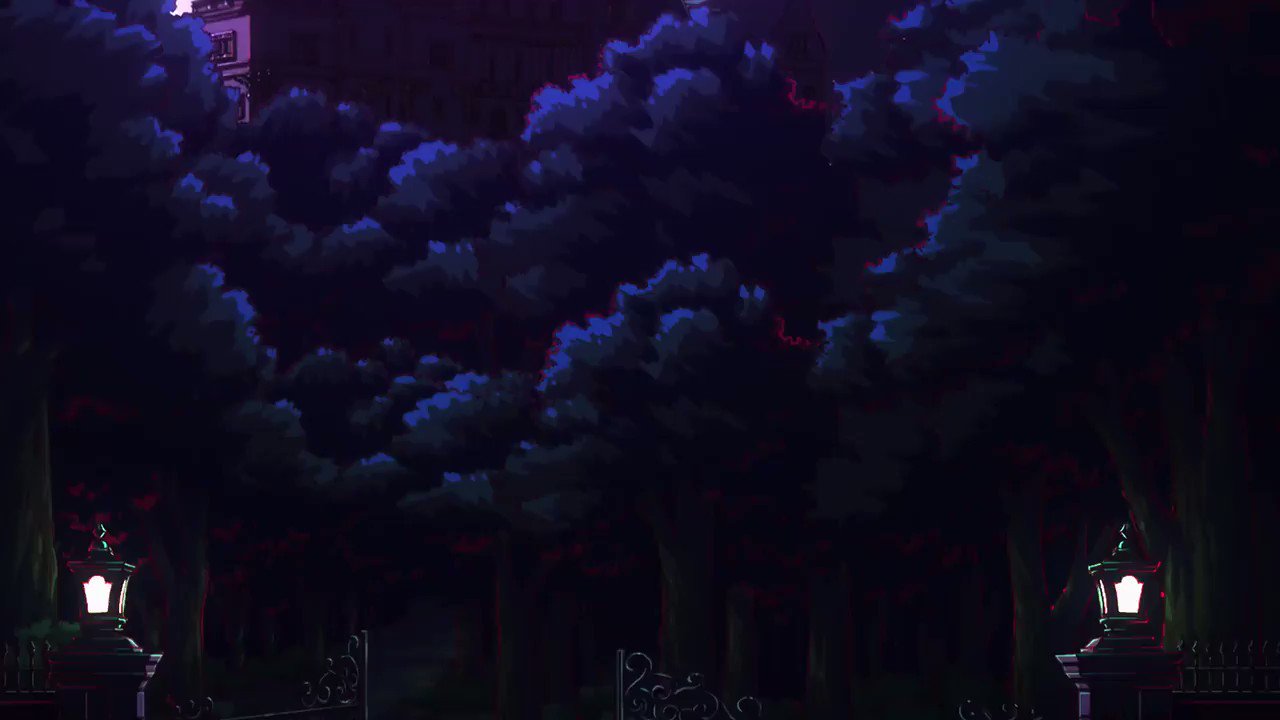 Kudasai on X: Ilustración especial para la colaboración entre los proyectos de animación Kyuuketsuki Sugu Shinu (The Vampire Dies in No Time) y Visual Prison, protagonizada por los personajes Ronald, Draluc, John