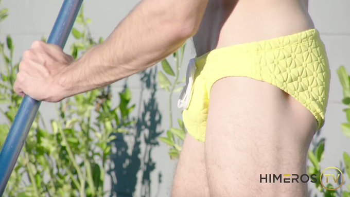 We flipped the pool boy trope with a bonus @HimerosTVStudio video where the furry older guy is the eye