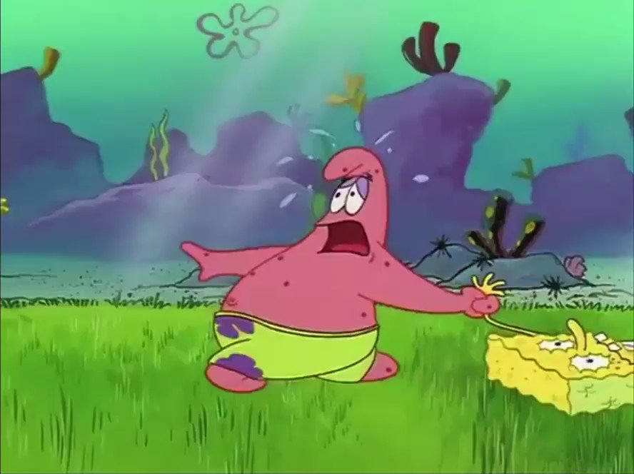 Spongebob And Patrick Sweating Meme Picture - IMAGESEE