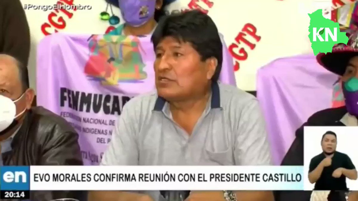 RT @KawsachunNews: Evo Morales has confirmed that he met with President Castillo during this second visit to Peru. https://t.co/8PV3JAN0UP