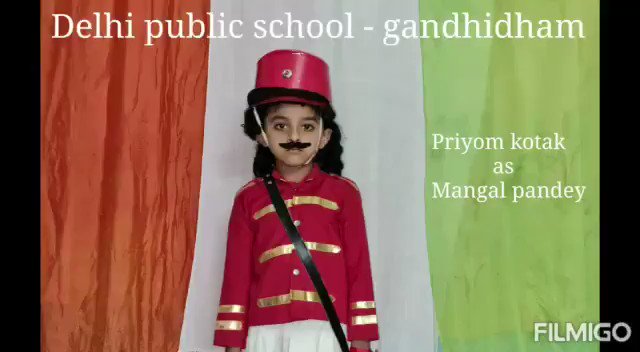 Fancy dress competition on freedom fighter Mangal pandey - YouTube