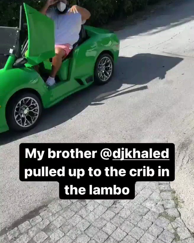 Fore Play on X: DJ Khaled. Turning that stuck golf cart into motivation   / X