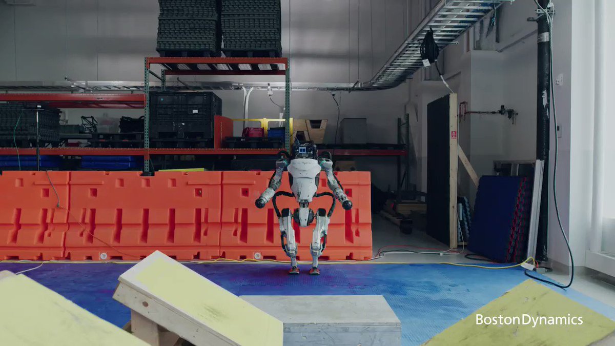 アメリカのロボット企業が、ロボットがパルクールする様子を公開！