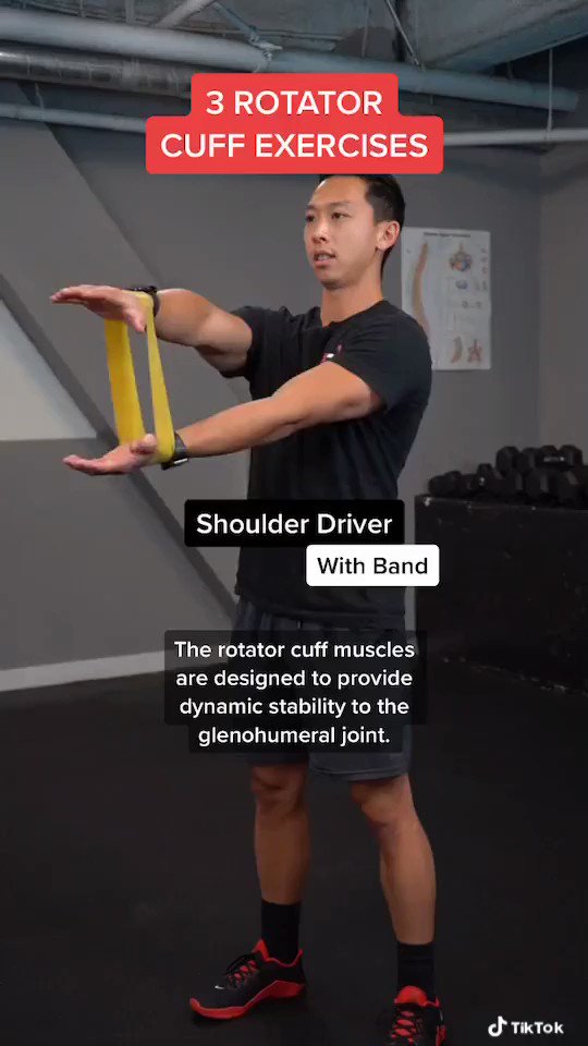Rotator cuff workout with bands hotsell