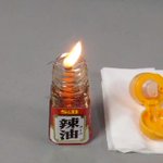 ラー油ってキャンドルになるんだ…!災害時にちょっと使えそう？!