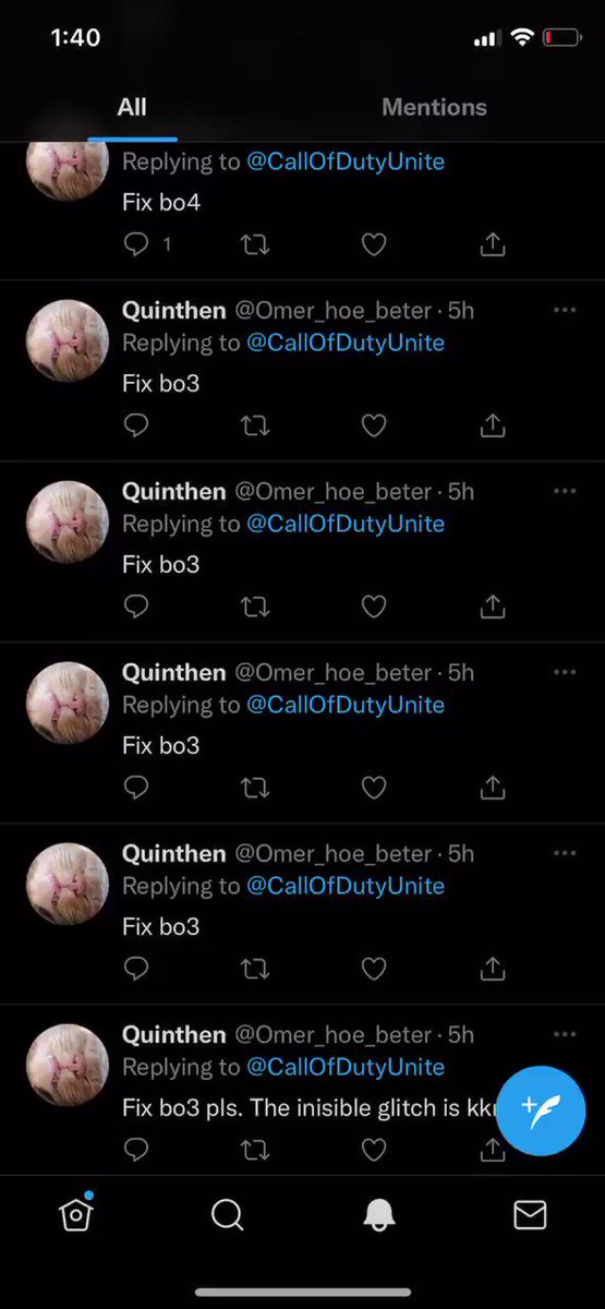 call of duty update twitter